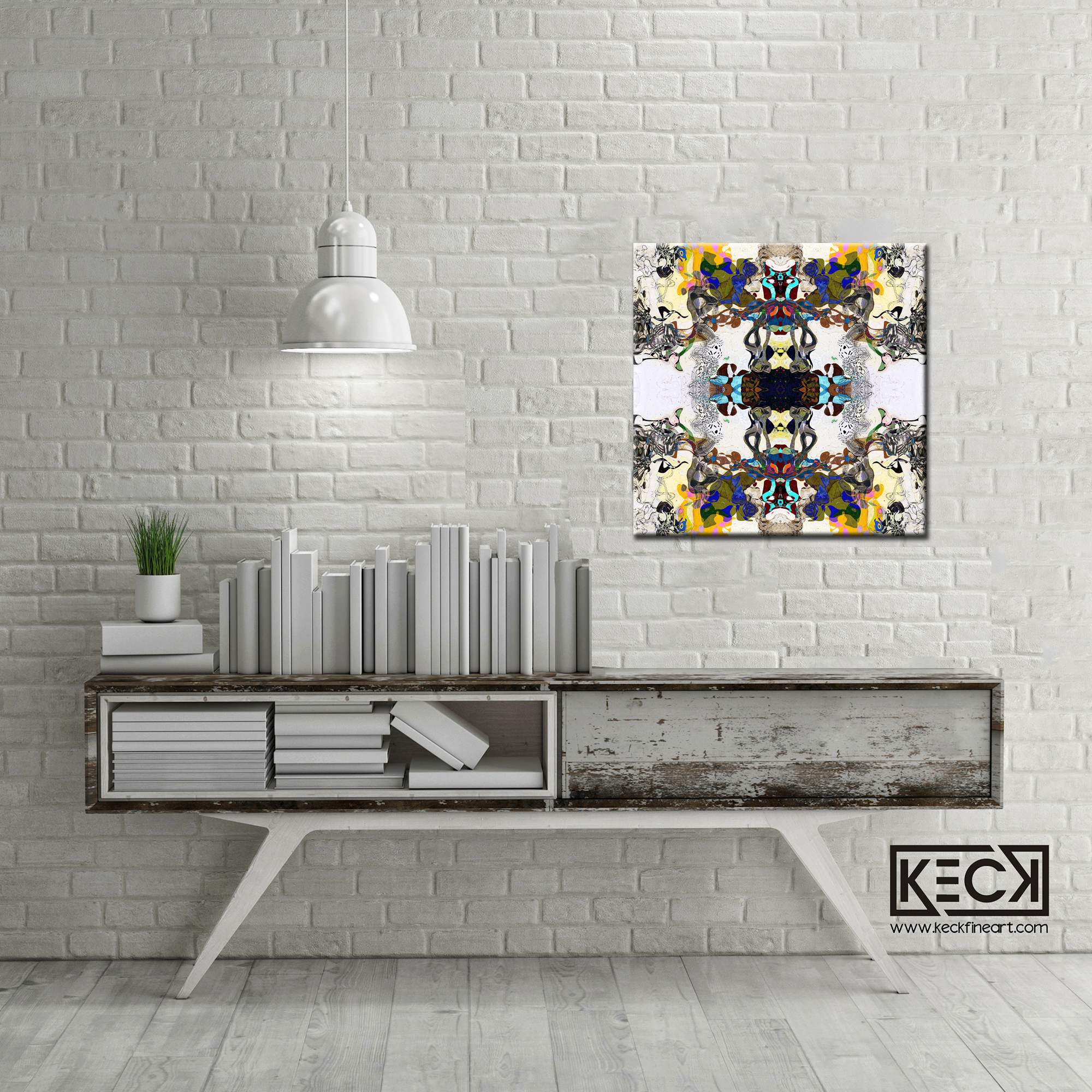 #DCRS1-42 <br> Echo Collection <br>Abstract Art  Canvas Print