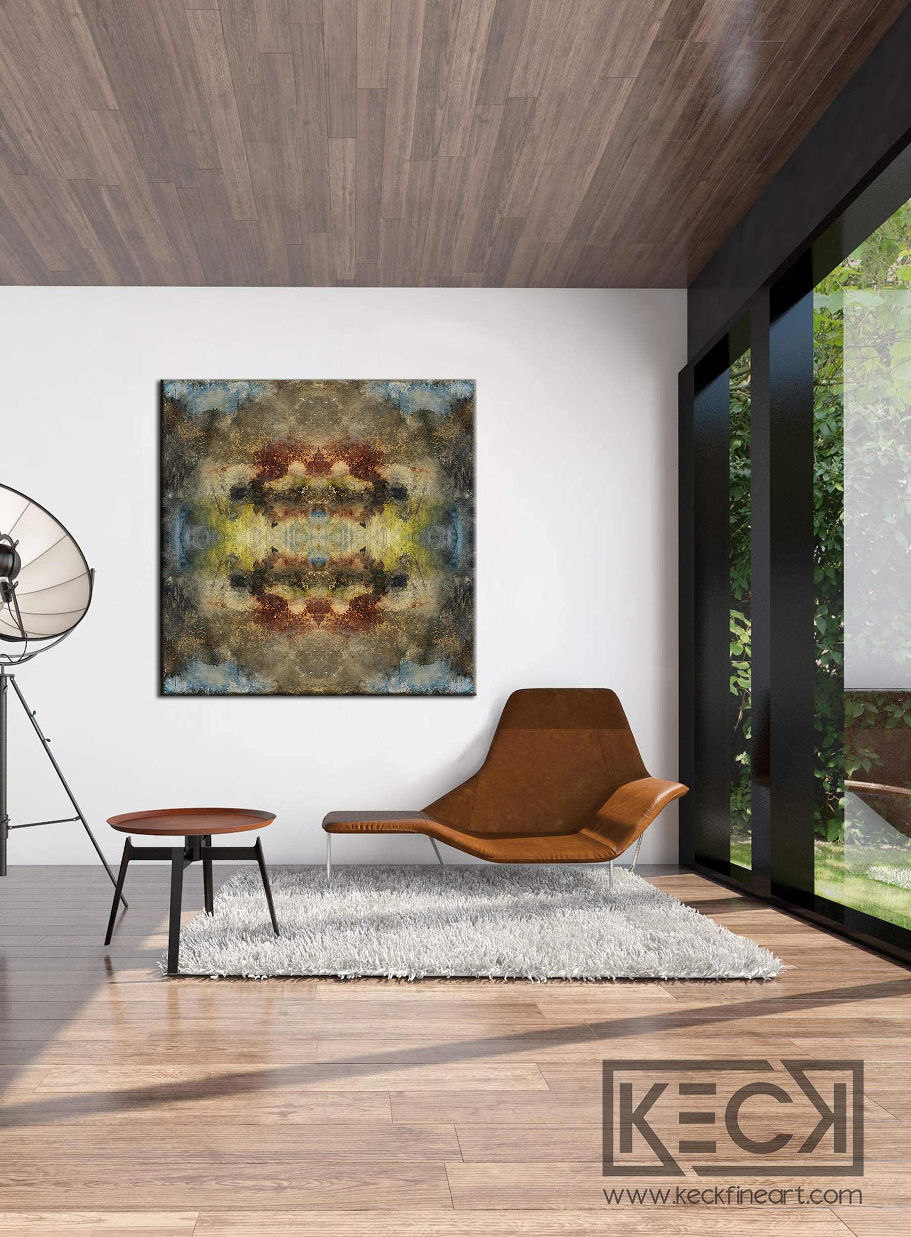 #DCRS1-53 <br> Echo Collection 53 <br> Abstract Art  Canvas Print