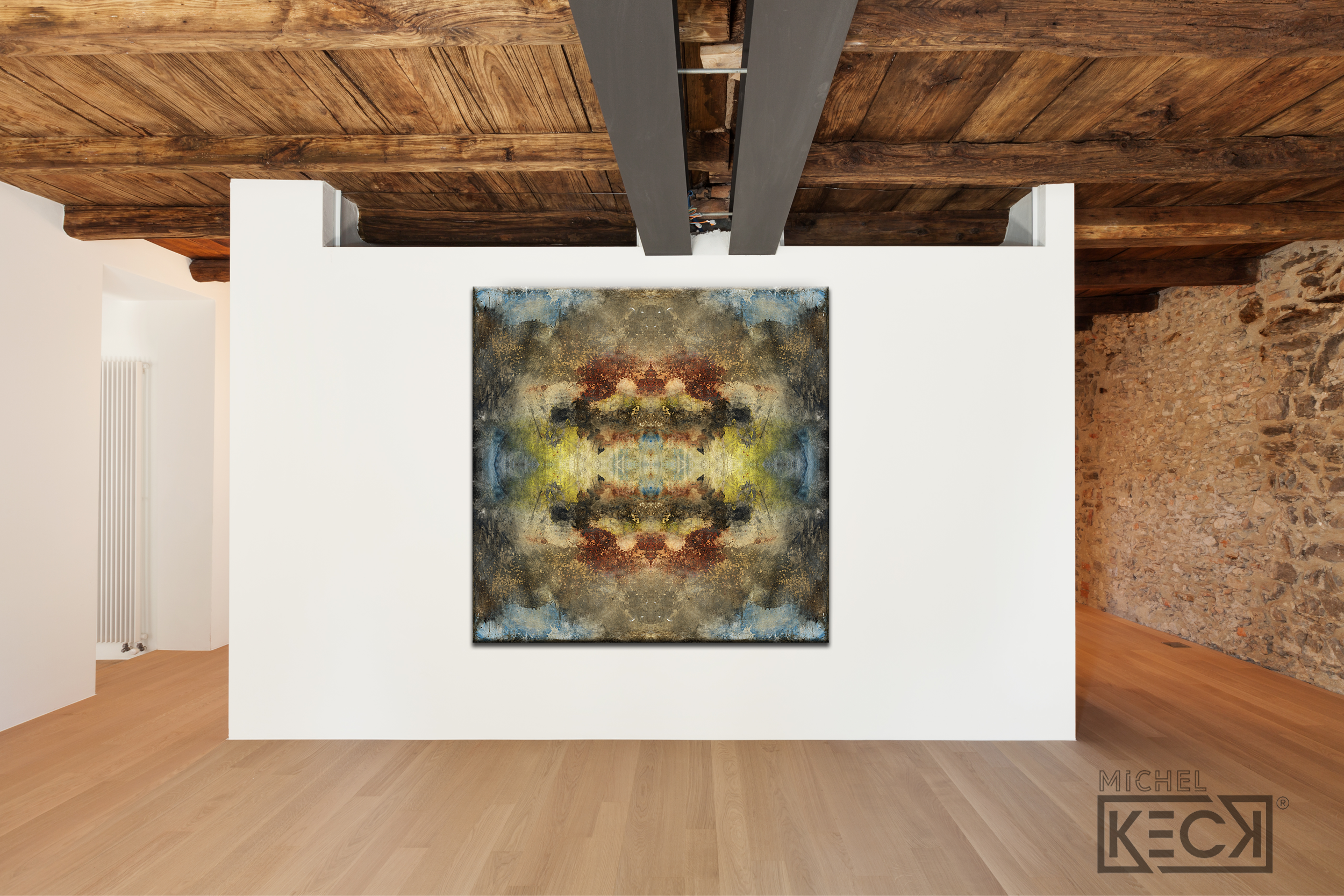 #DCRS1-53 <br> Echo Collection 53 <br> Abstract Art  Canvas Print