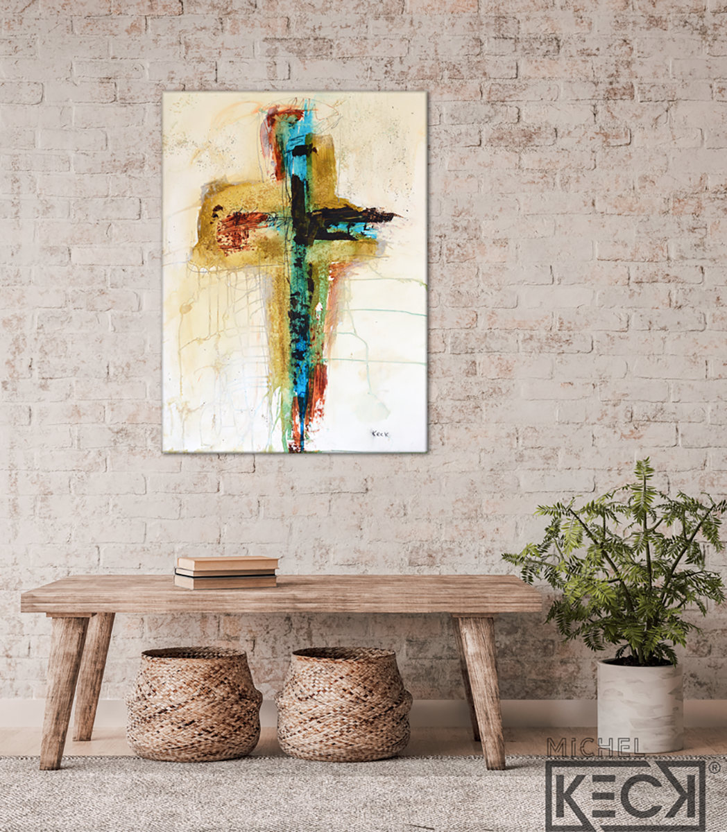 Abstract Cross Art <br> Canvas Print