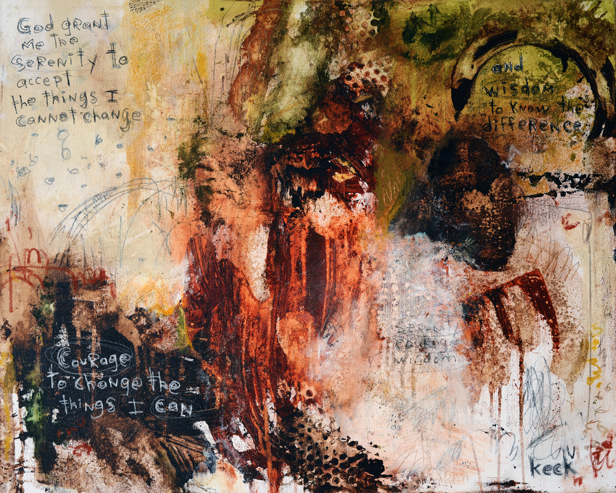 Keck's Emotive and Raw abstract art paintings turned into canvas art prints.  Now you can purchase any of Keck's original past scripture abstract paintings as museum quality fine art canvas prints. 