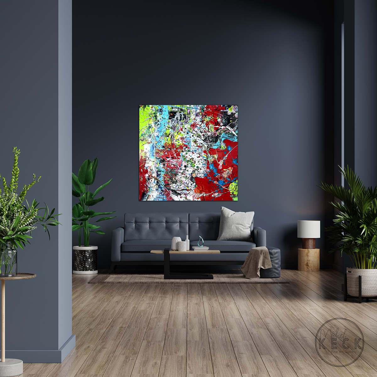 #022218 <br>  The Bigger They Are The Harder They Fall <br> Canvas Art Print