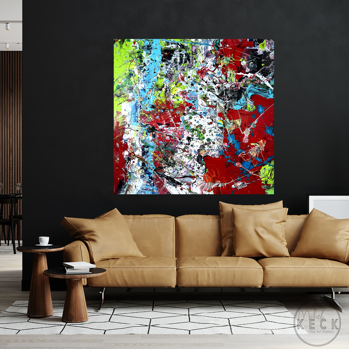 #022218 <br>  The Bigger They Are The Harder They Fall <br> Canvas Art Print