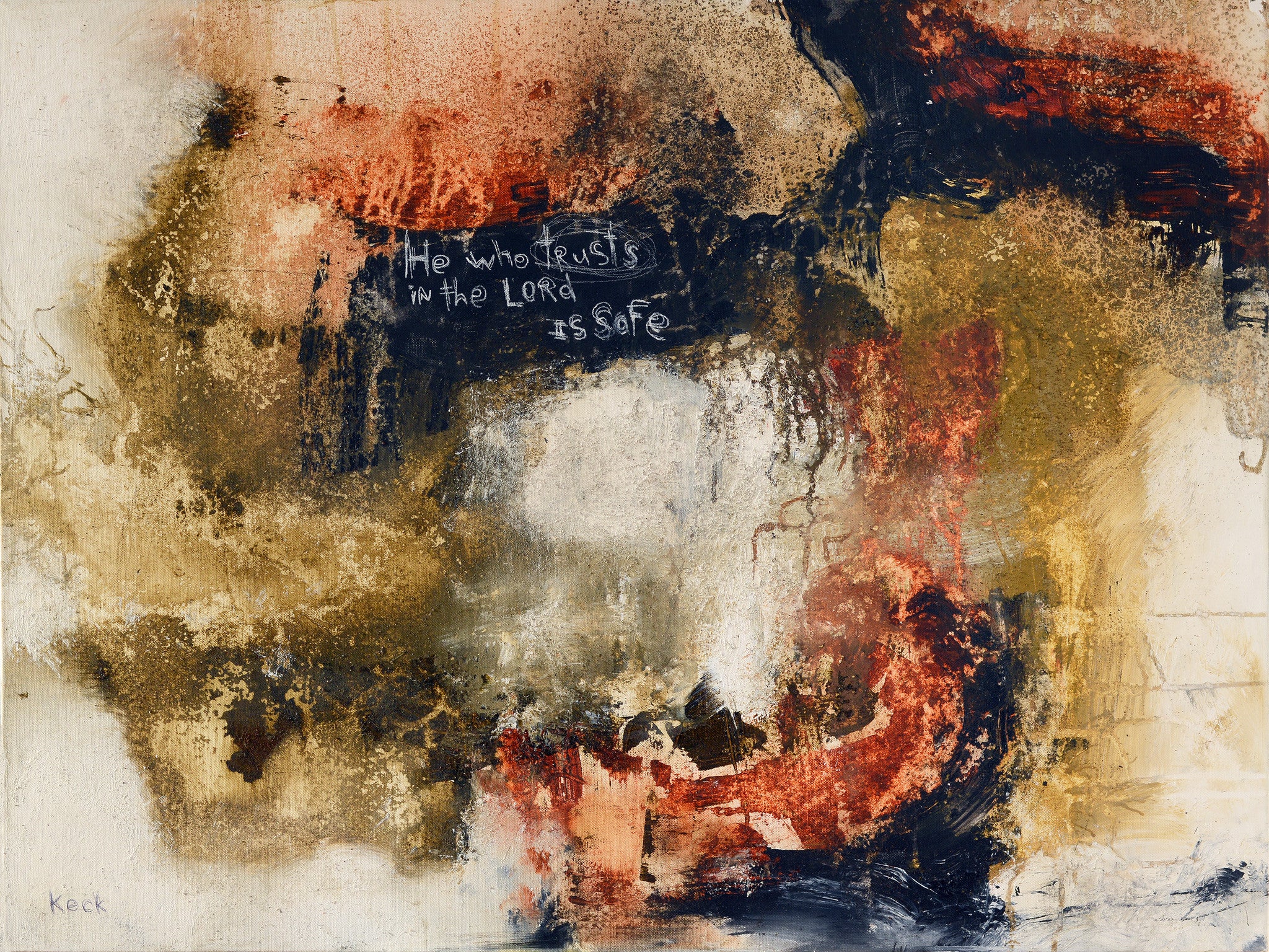 Scripture Art: Beautiful abstract art paintings infused with scripture and bible verse. 