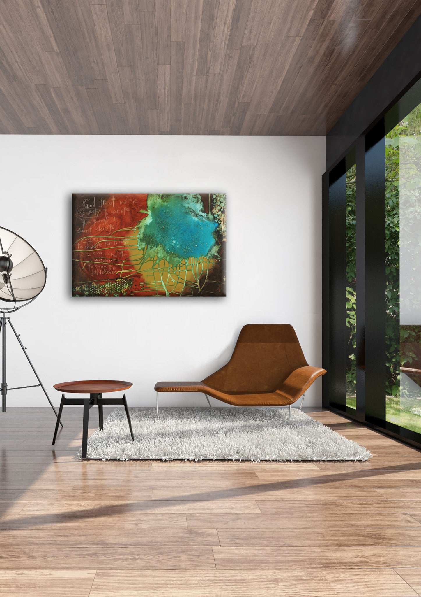 SCRIPTURE ART Canvas Print of Serenity Prayer XXVII
