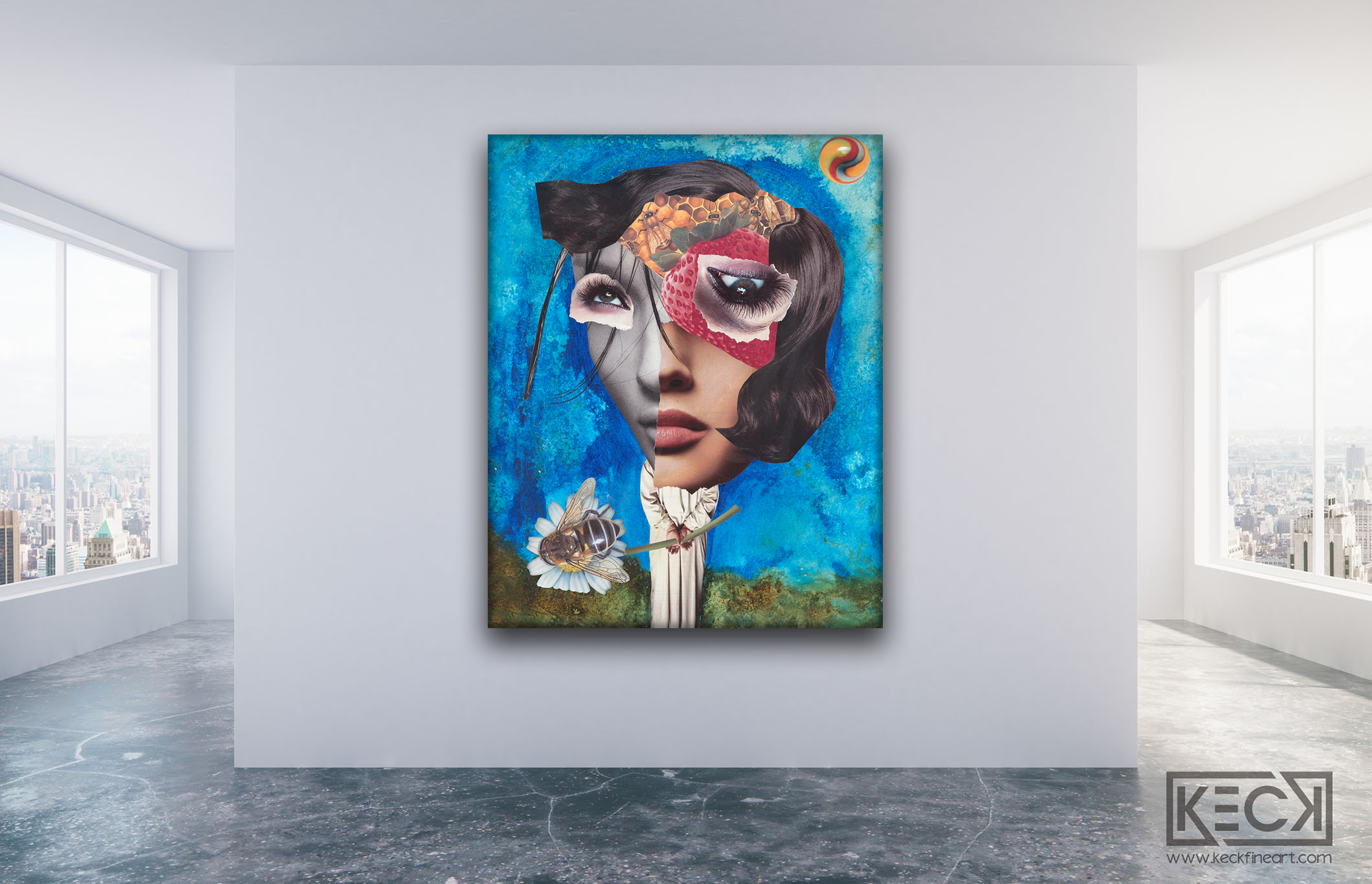 BUY MIXED MEDIA ART PRINTS BY MICHEL KECK