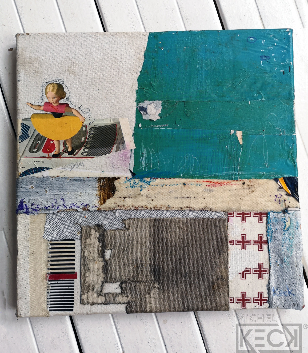 #080816<br>Are You Sure About This<br>Original Mixed Media on Canvas