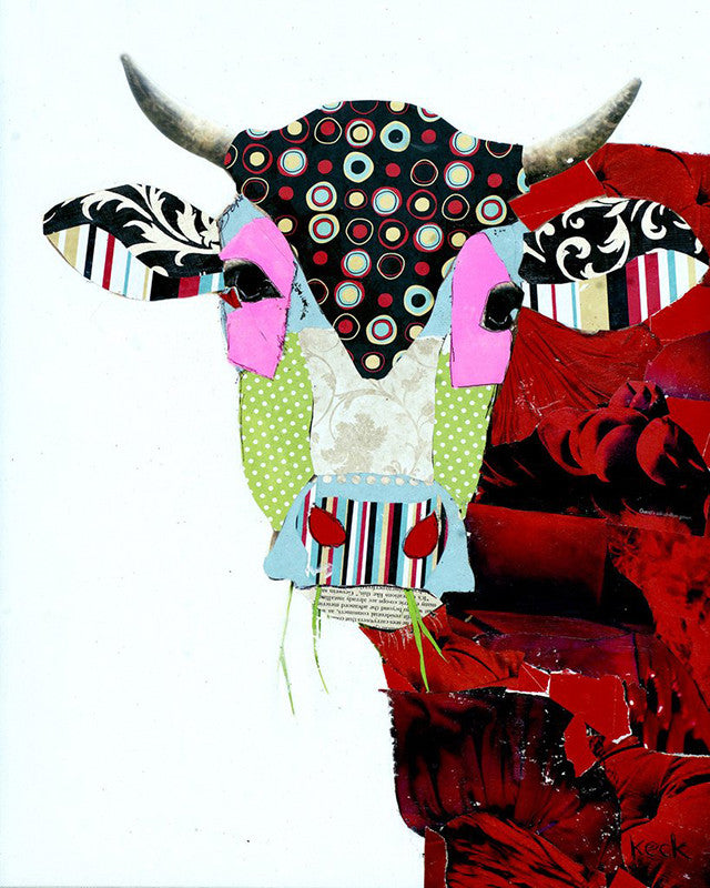 Cow II <br> Animal Art Canvas Print
