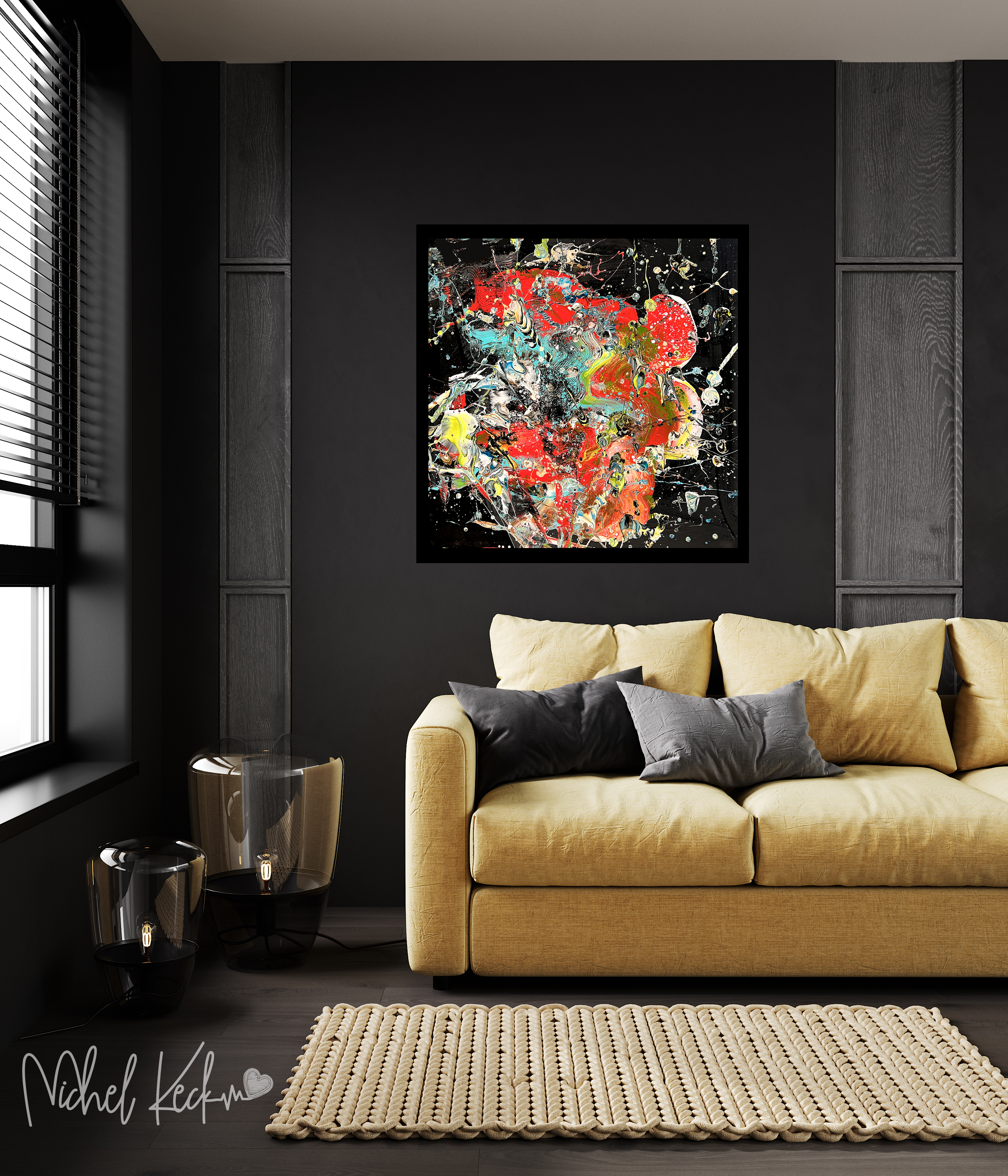 #122104<br> False Flags <br> Original Painting