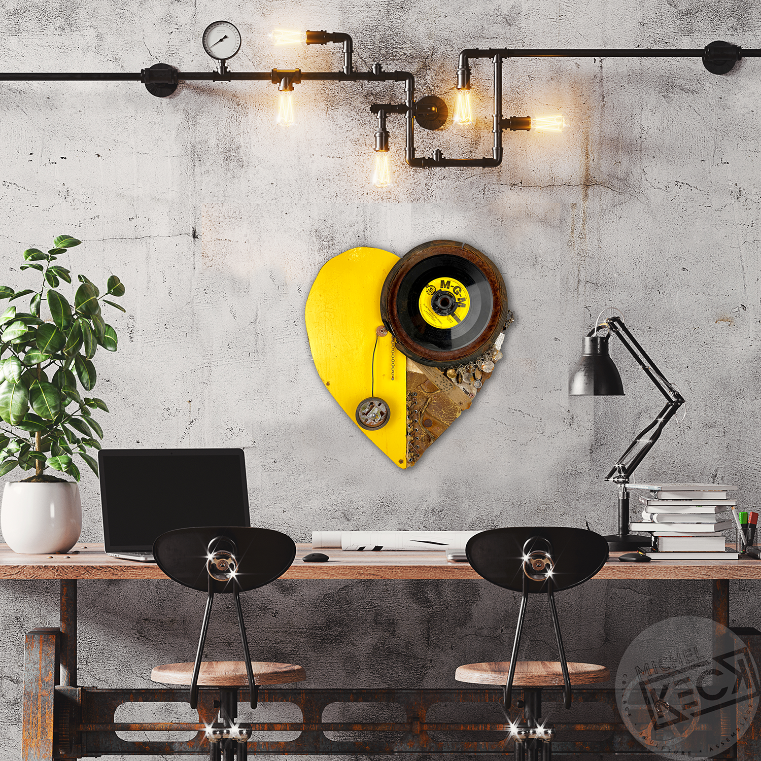 Modern Heart Sculptures 