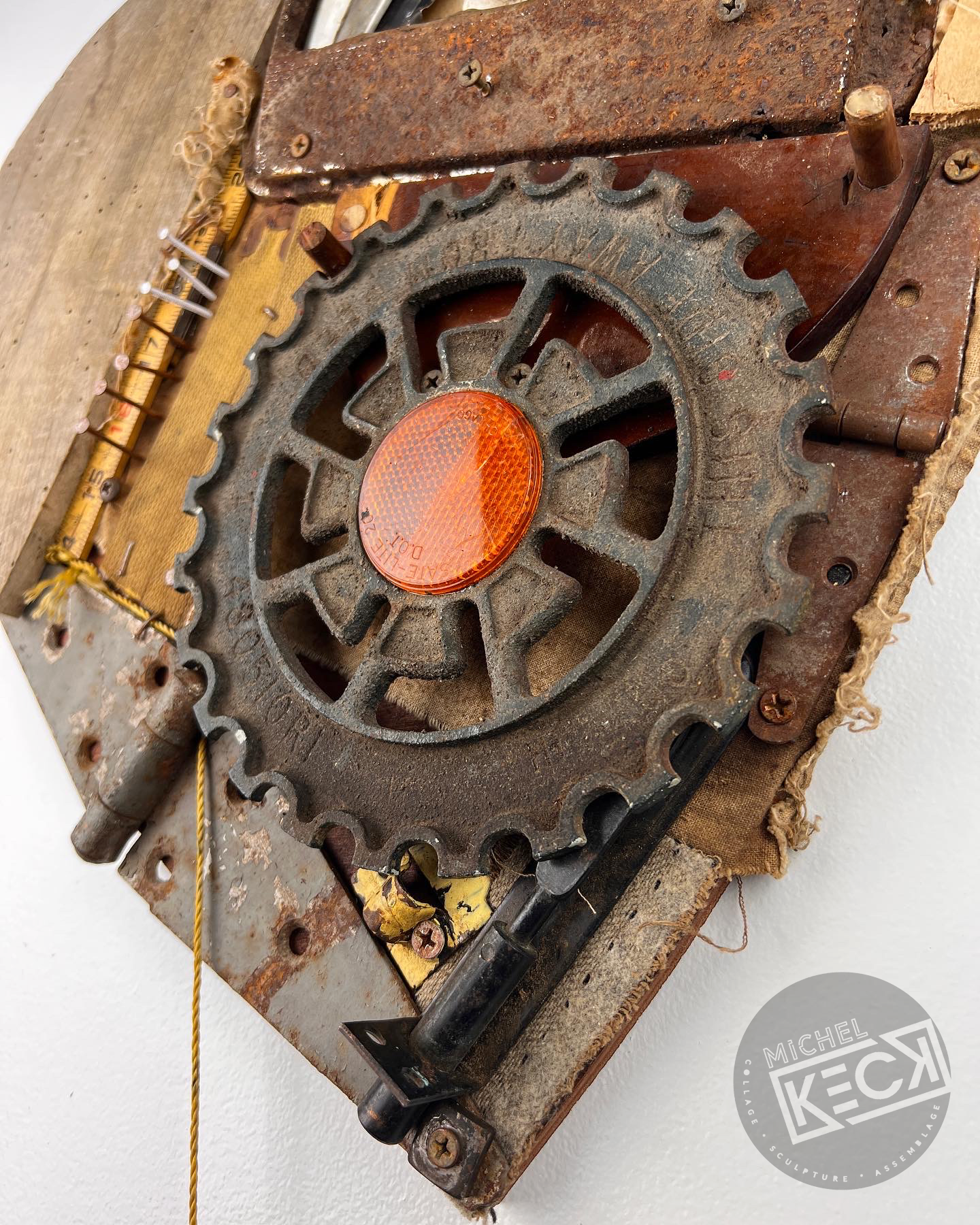 HEART ART ASSEMBLAGES | Gallery of heart wall sculptures by artist Michel Keck