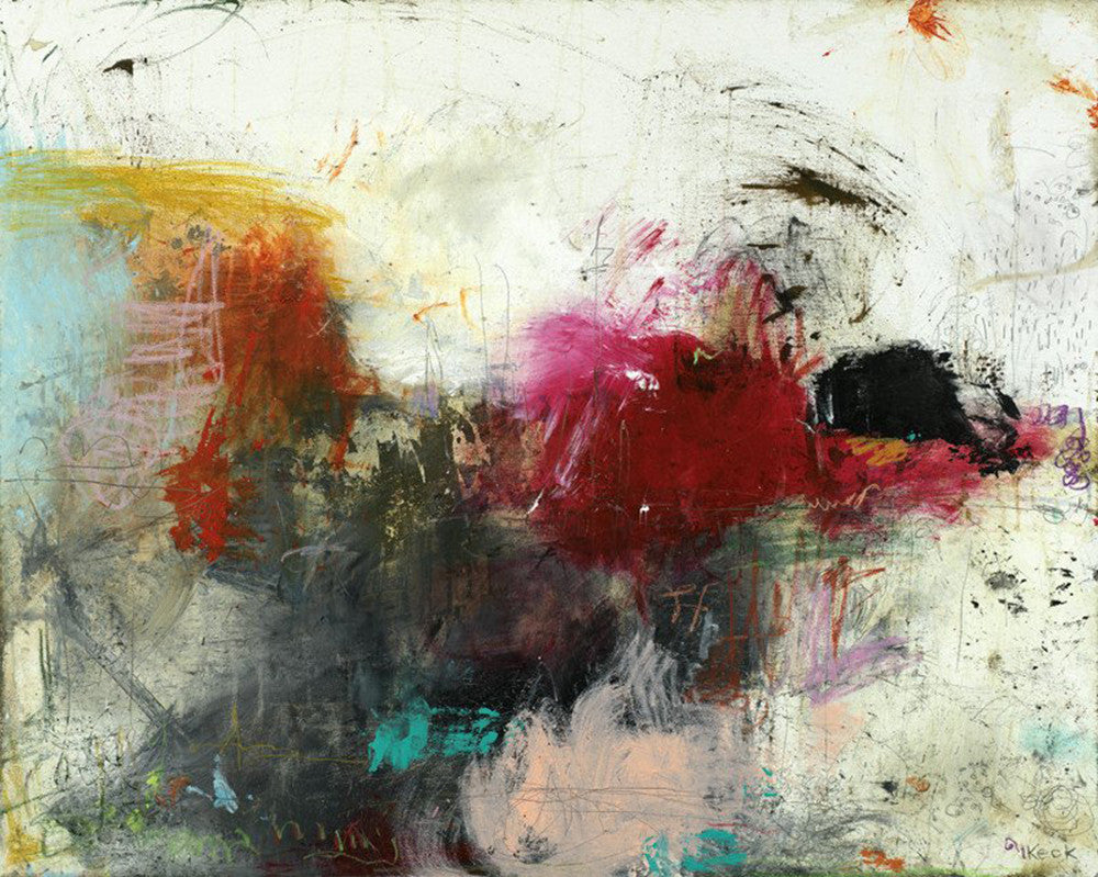 Michel Kecks colorful explosion in her abstract collection hard tellin