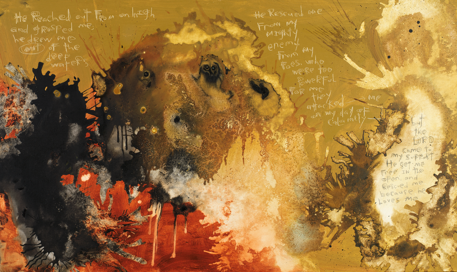 Scripture art paintings and prints by artist Michel Keck. 