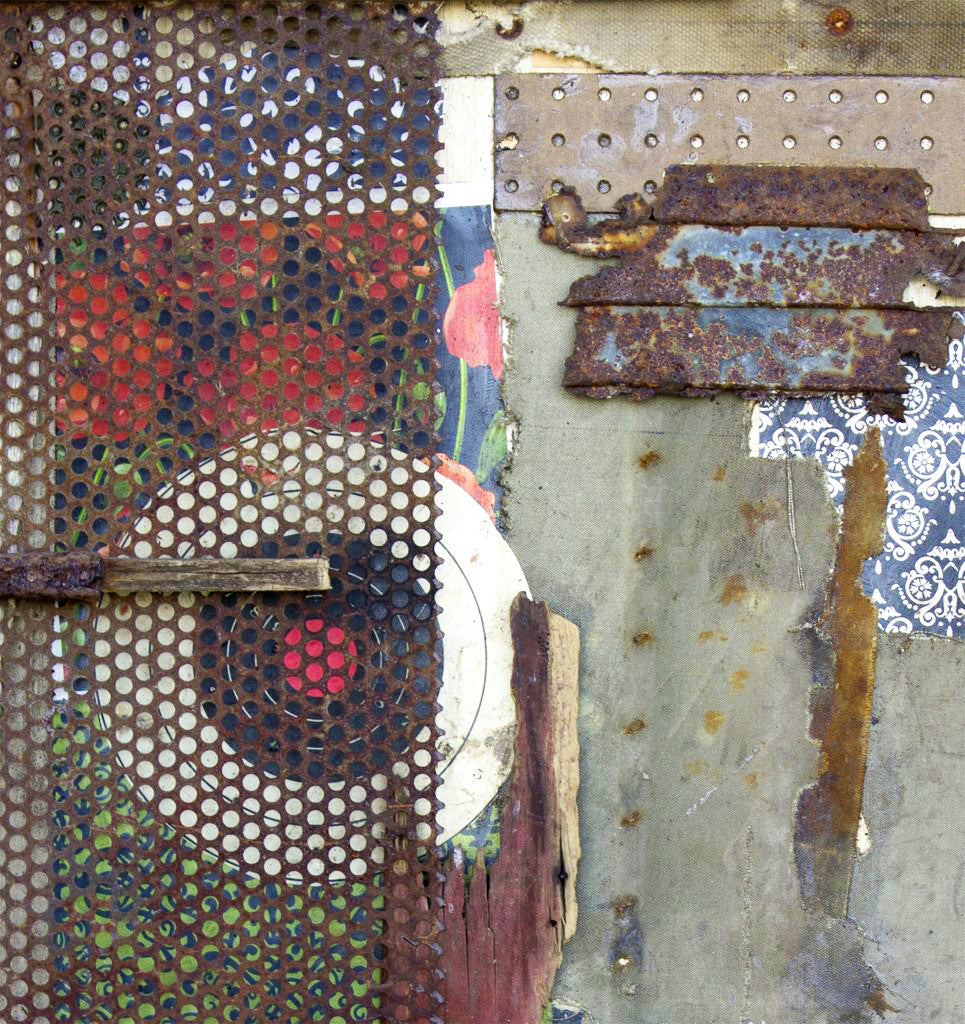 Mixed Media Found Object Art Assemblages made from discarded & reclaimed items and found objects by Michel Keck.