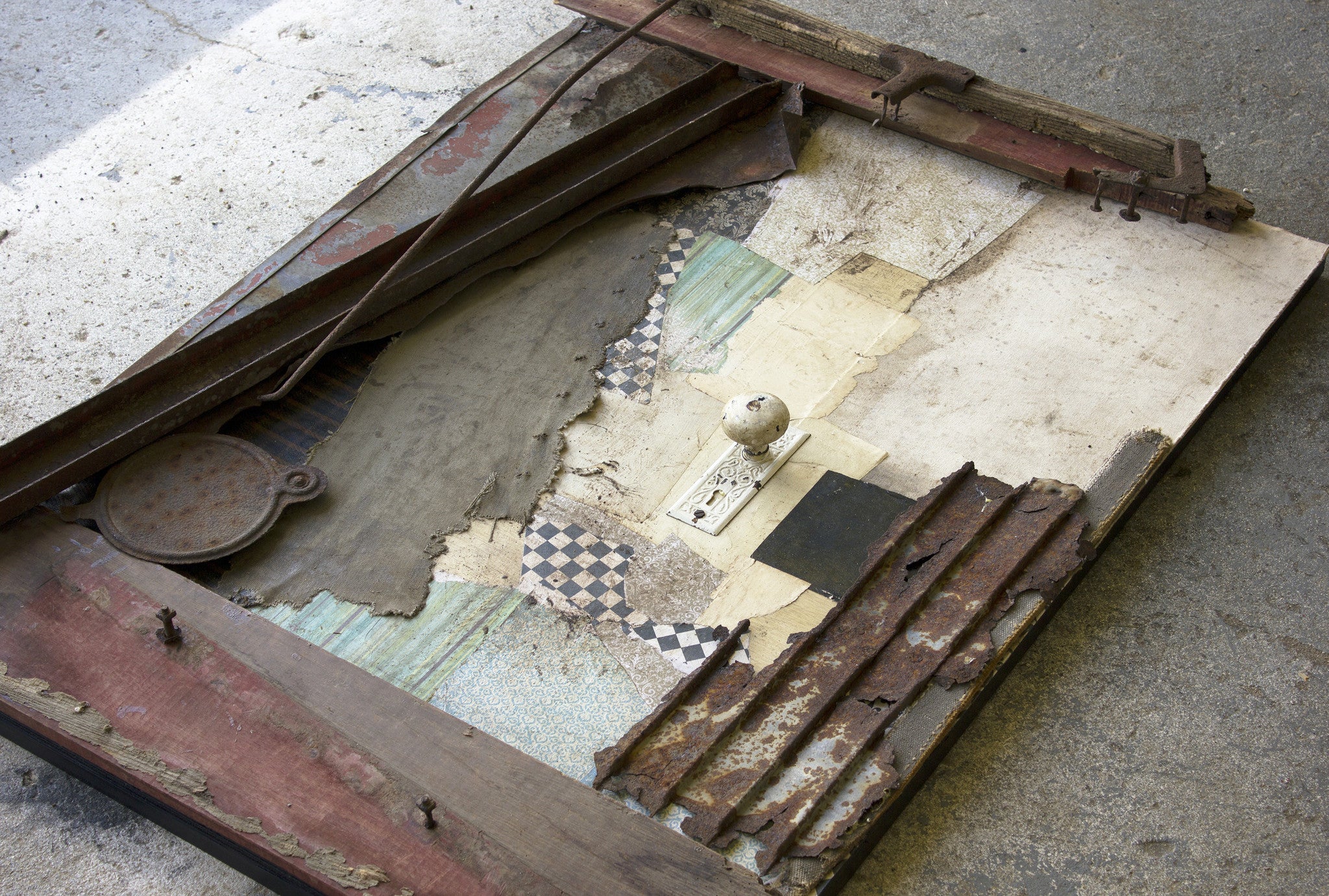 Gallery of Found Object Art Assemblages for vintage industrial decor.  contemporary found object art assemblages. 