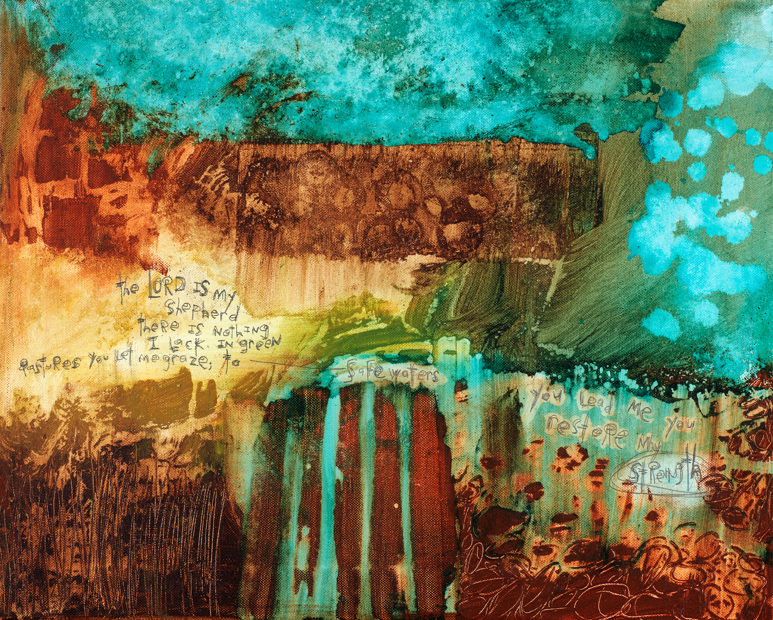 Raw, Organic, Scripture art prints on canvas. 