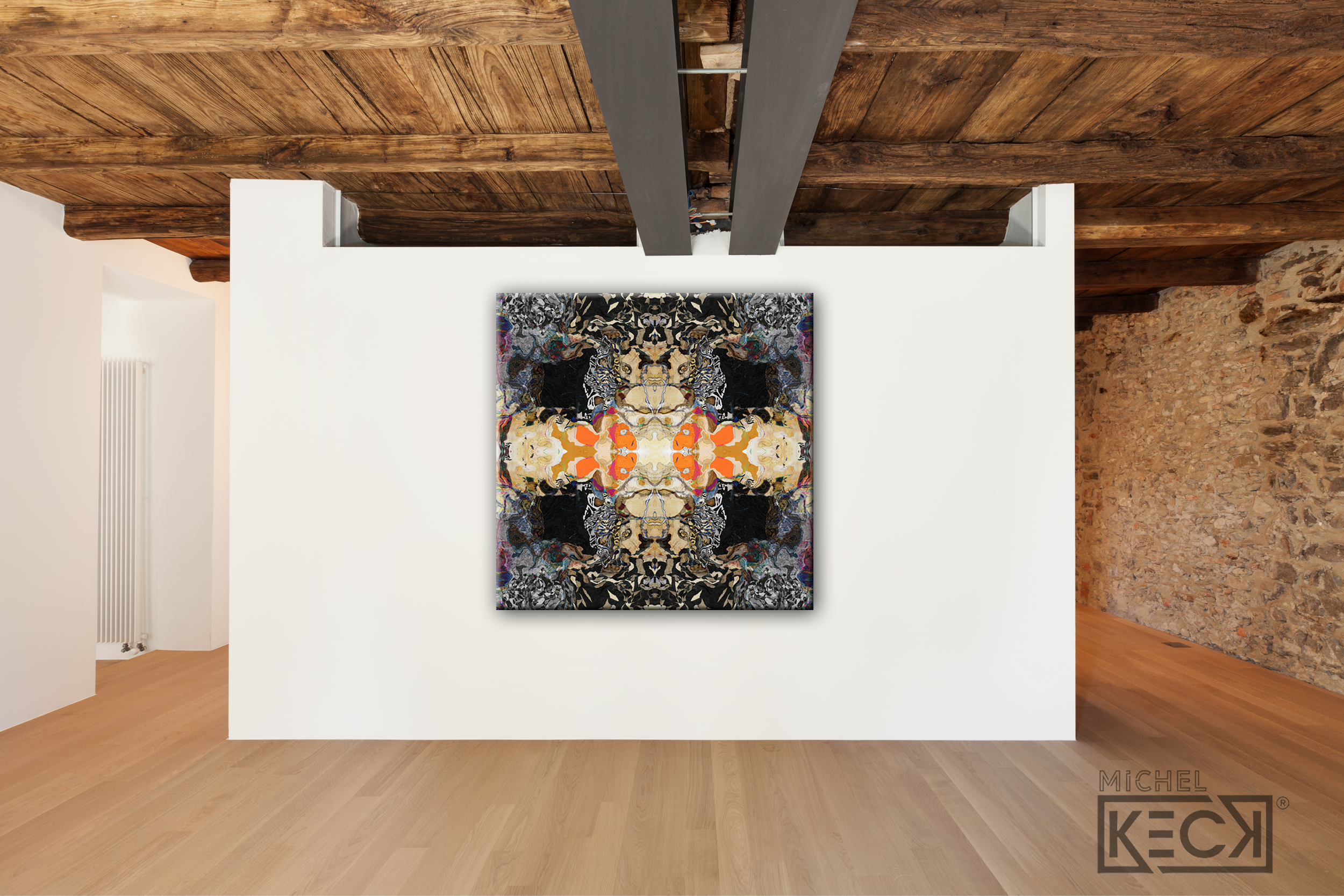 #DCRS1-50 <br> Echo Collection  <br> Abstract Art Canvas Print