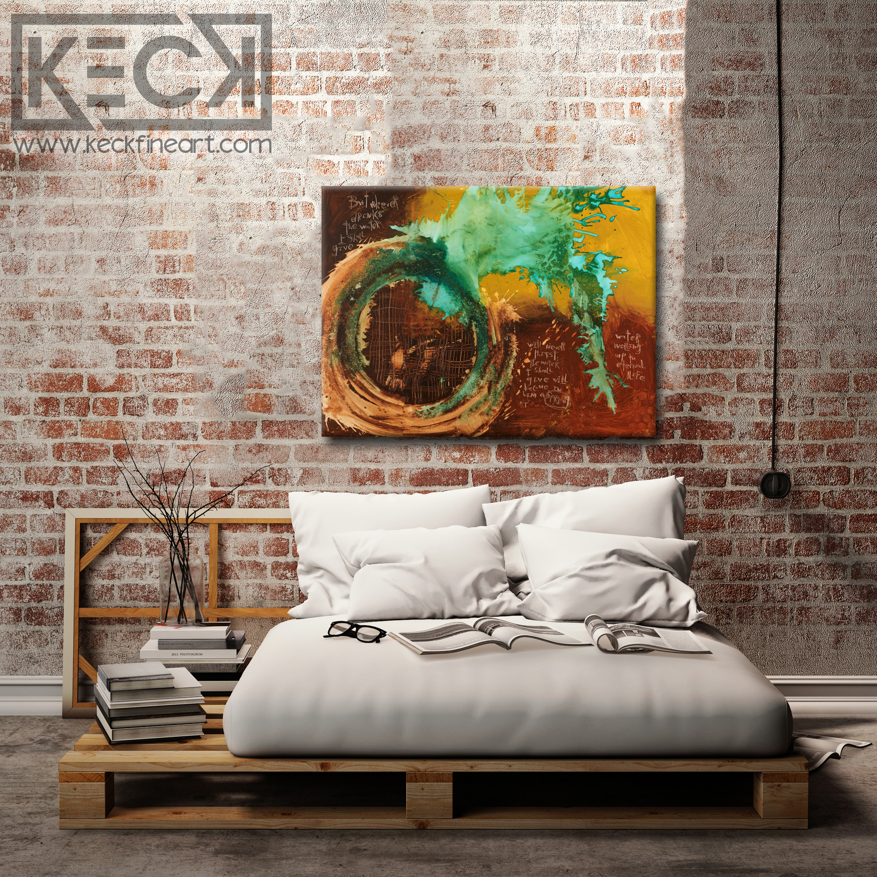 abstract scripture art