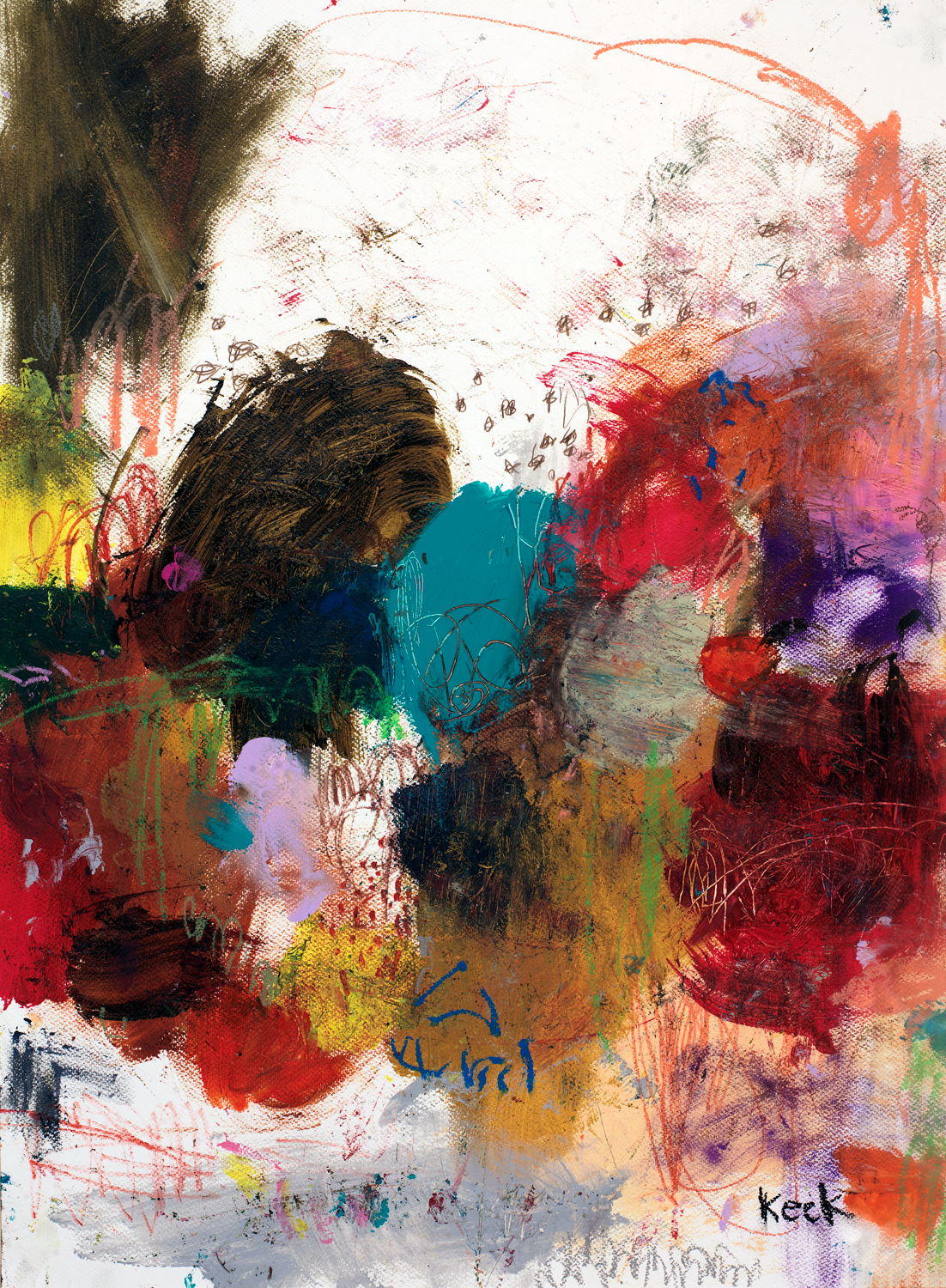 Colorful abstract art prints from small to large, to oversized.  Abstract Expressionism art prints.